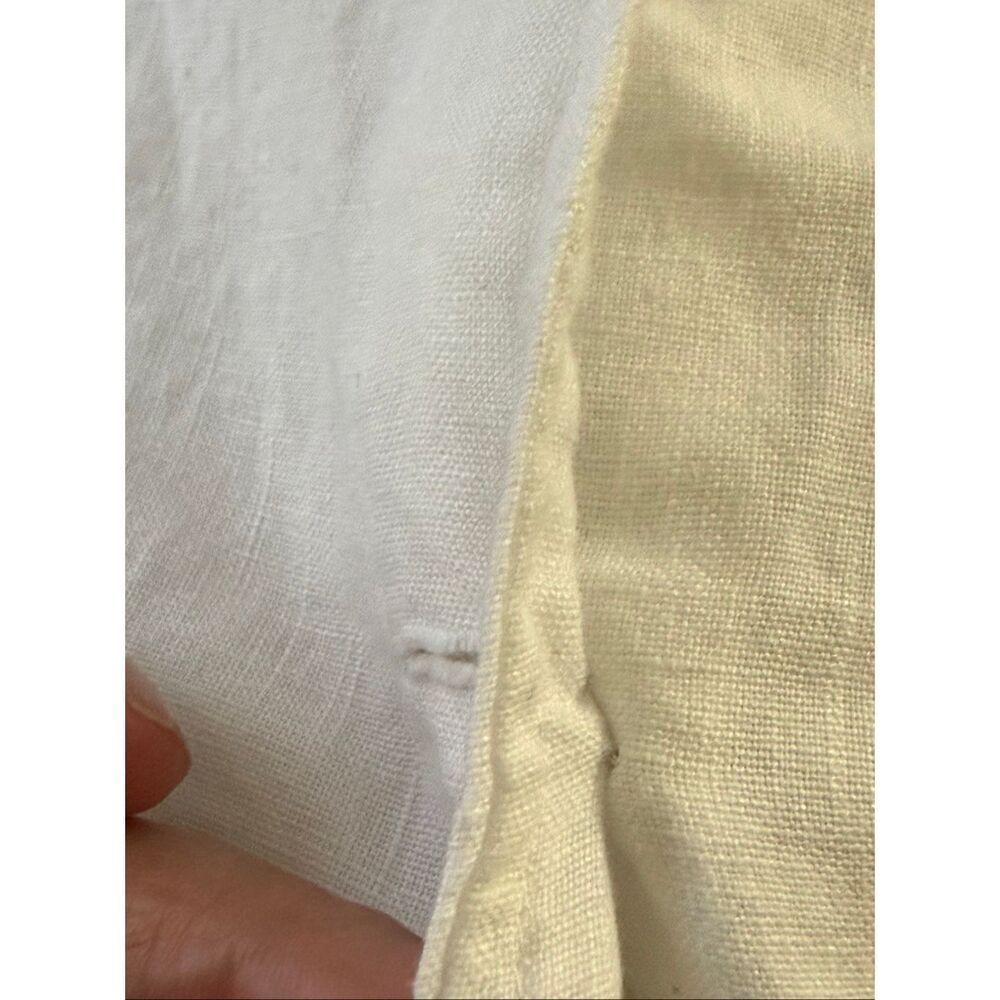 Autograph New York White Linen Button-Front Midi Skirt Size 12 - Picture 10 of 12
